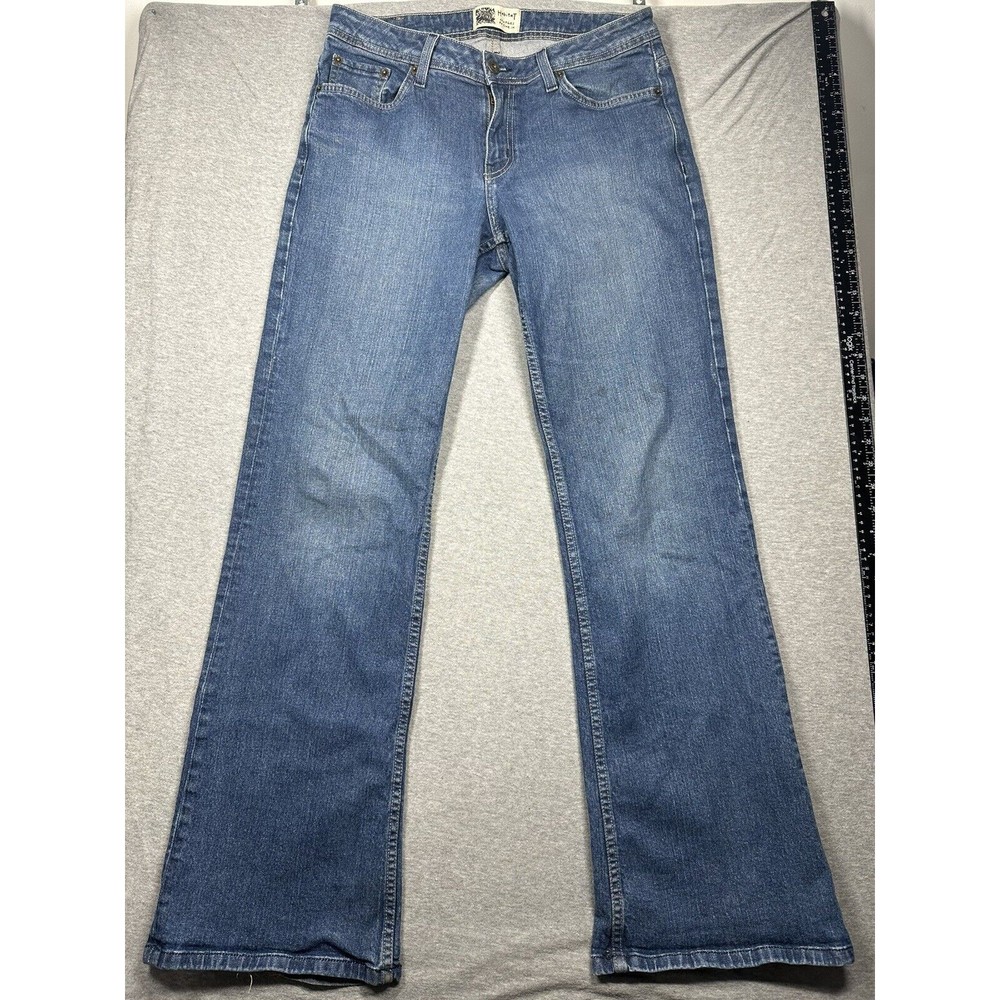 Habitat Clothes To Live In Women's Medium Wash High Waist Boot Cut Jeans Size 10